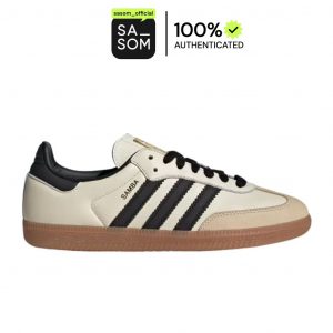 adidas Samba OG Cream White Sand Strata (Women's) | ของแท้ ตรวจสอบโดย SASOM