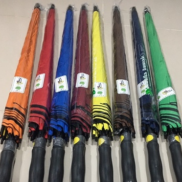 ร่ม 30 นิ้ว UVดำ โครงไฟเบอร์ ออโต้เปิด มี 8 สี