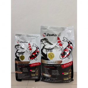 ZenKoi สูตรสมดุล สำหรับปลาคาร์ฟ ปลาทอง ปลาสวยงาม ดูแลสุขภาพของปลา ไฟเบอร์สูงช่วยในการขับถ่าย ห่อสีดำ
