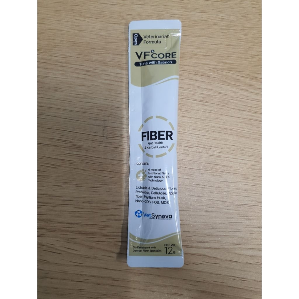 VF+CORE (10ซอง)ขนมแมวเลีย 12 กรัม เสริมภูมิคุ้มกัน บำรุงสุขภาพทั่วไป